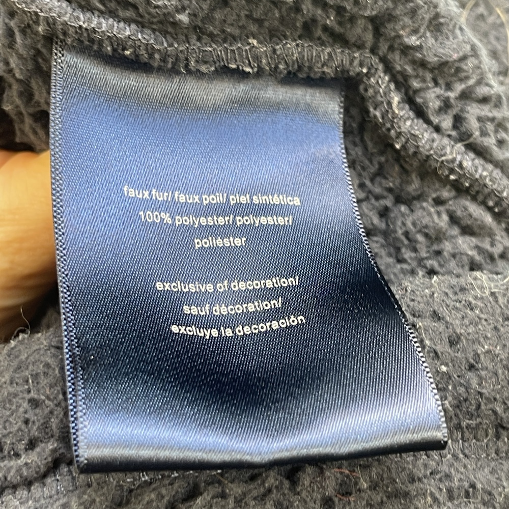 Tommy Jeans Blue Sherpa Pullover With Pocket - Picture 7 of 7